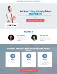 DropFunnels Free Webinar Template 03