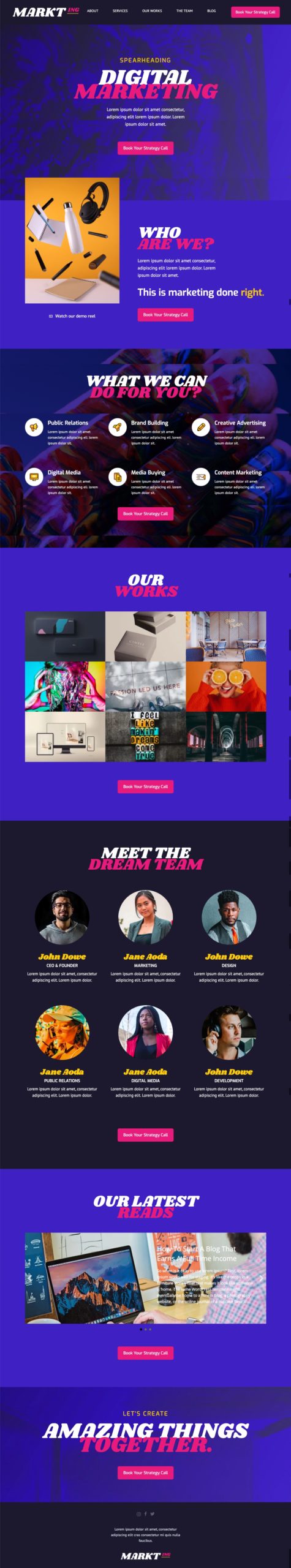 free-dropfunnels-marketing1 Free DropFunnels Template - Marketing Home