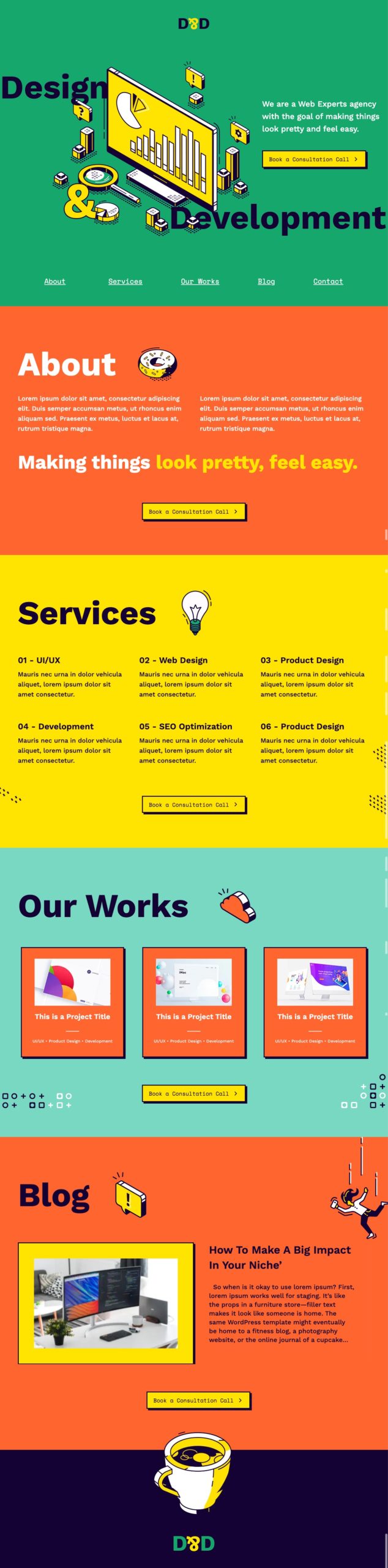 Free DropFunnels Template - Marketing 2 Home