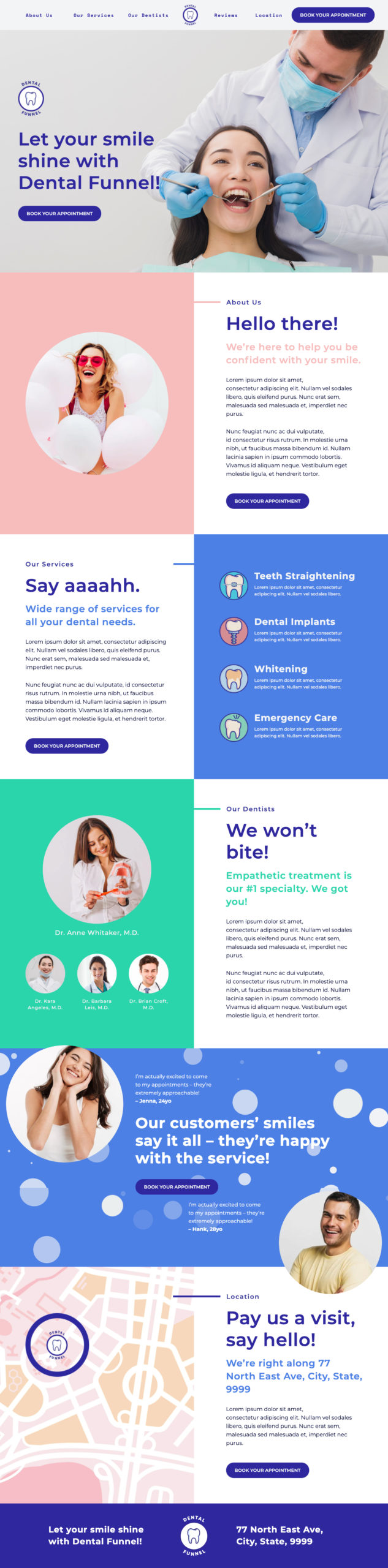 dentist-dropfunnels-template-home