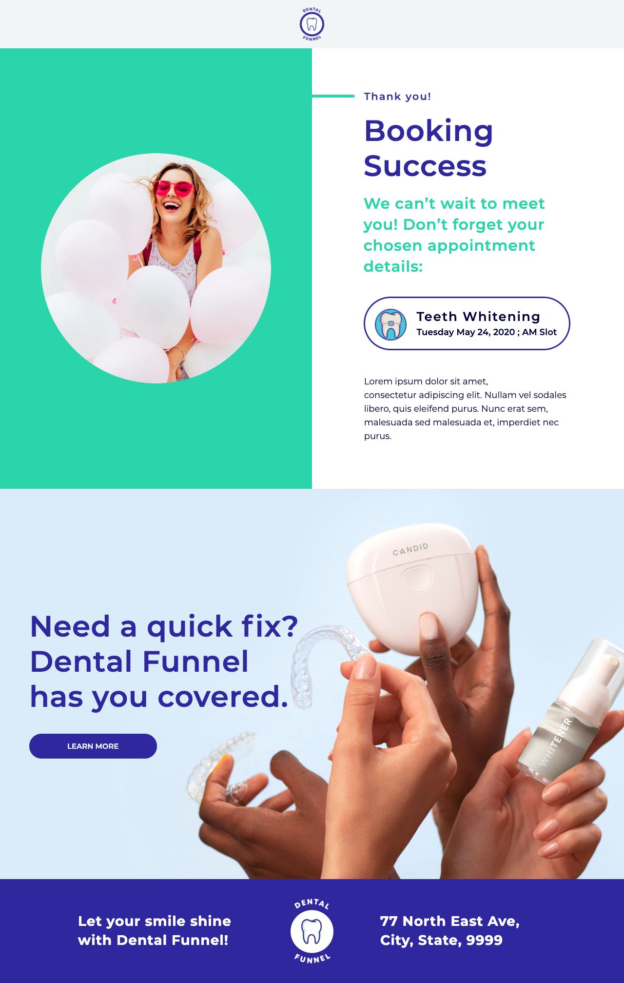 dentist-dropfunnels-template-thank-you