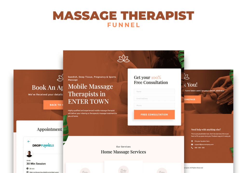 DF Funnel - Massage Therapist